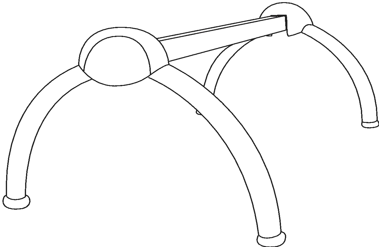 Tandem de 2 Cuerpos Cromado